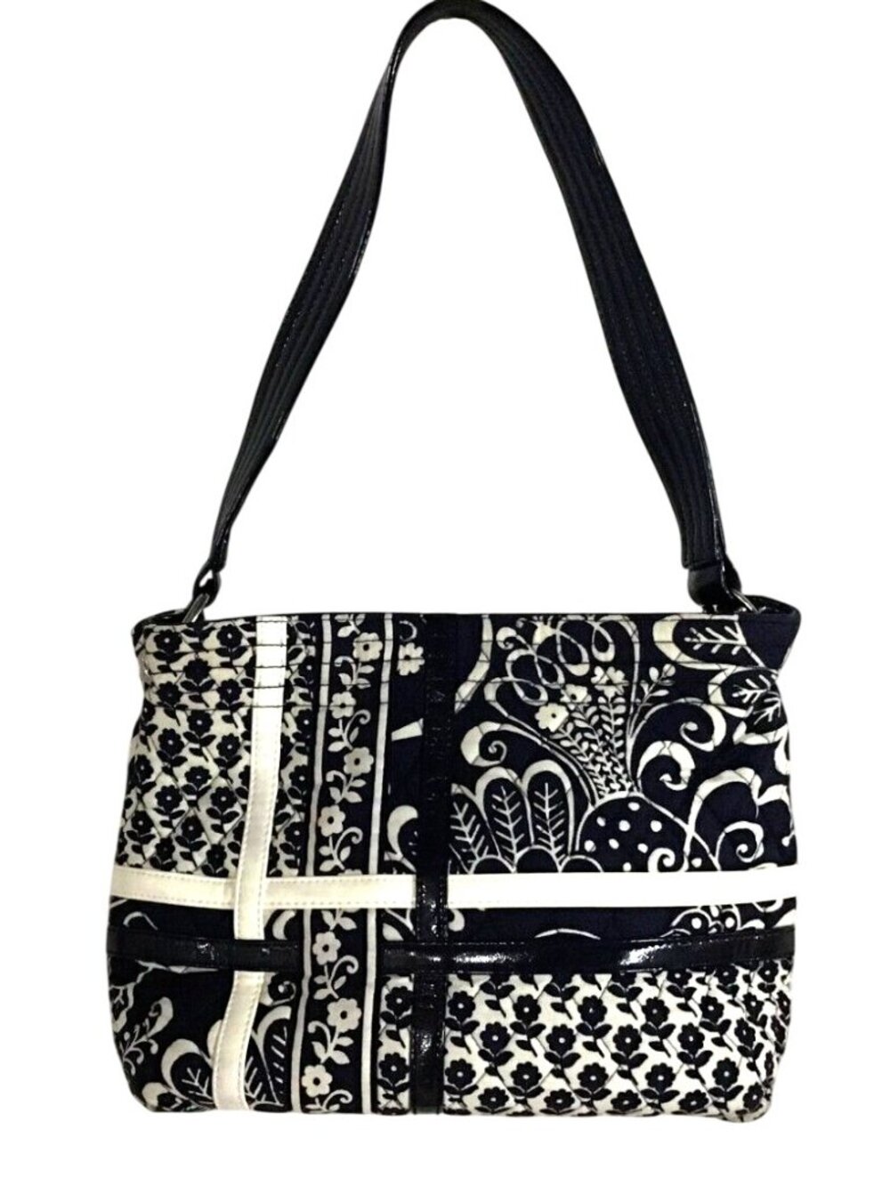 Vera Bradley Blue Twirly Birds Purse Handbag